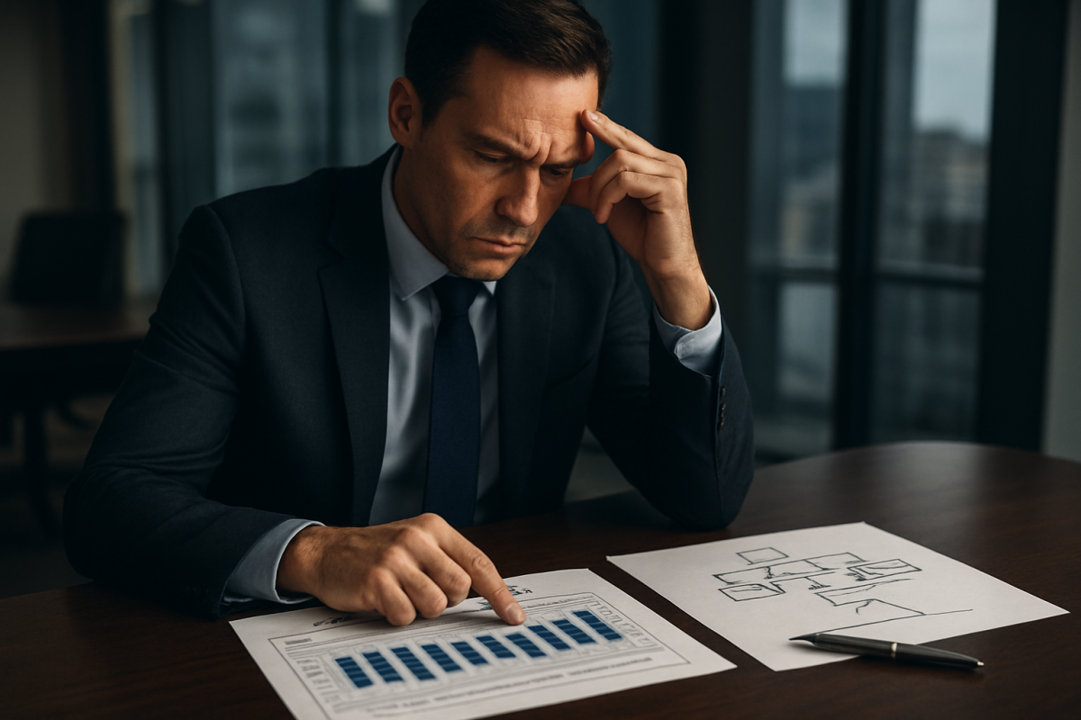 Who Owns the Mistake? Cash Flow Stress, Leadership, and Liability
