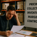 Business owner reviewing the operational causes of cash flow problems